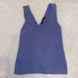 Brandy ribbed tank
